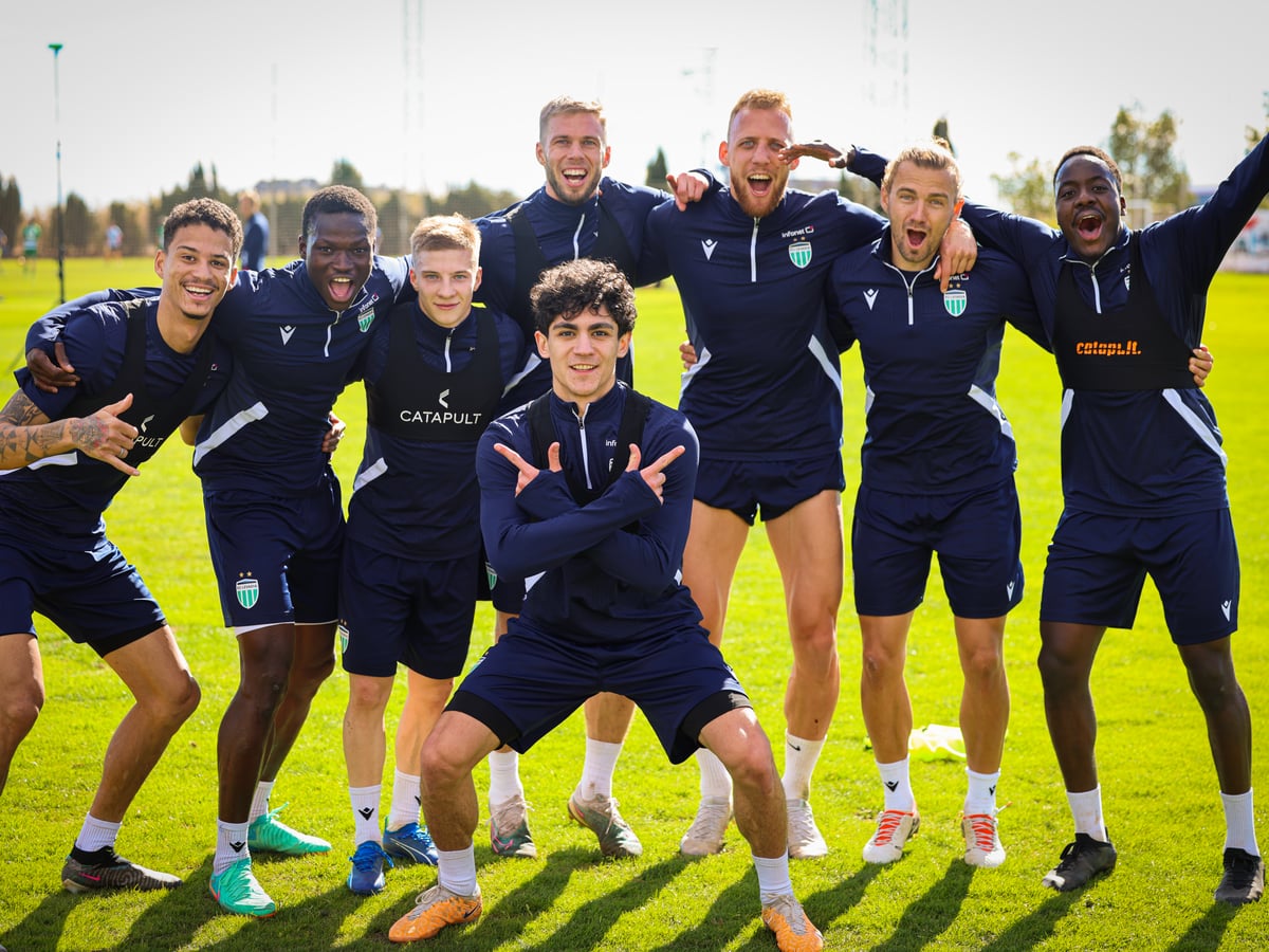 Team group shot after training