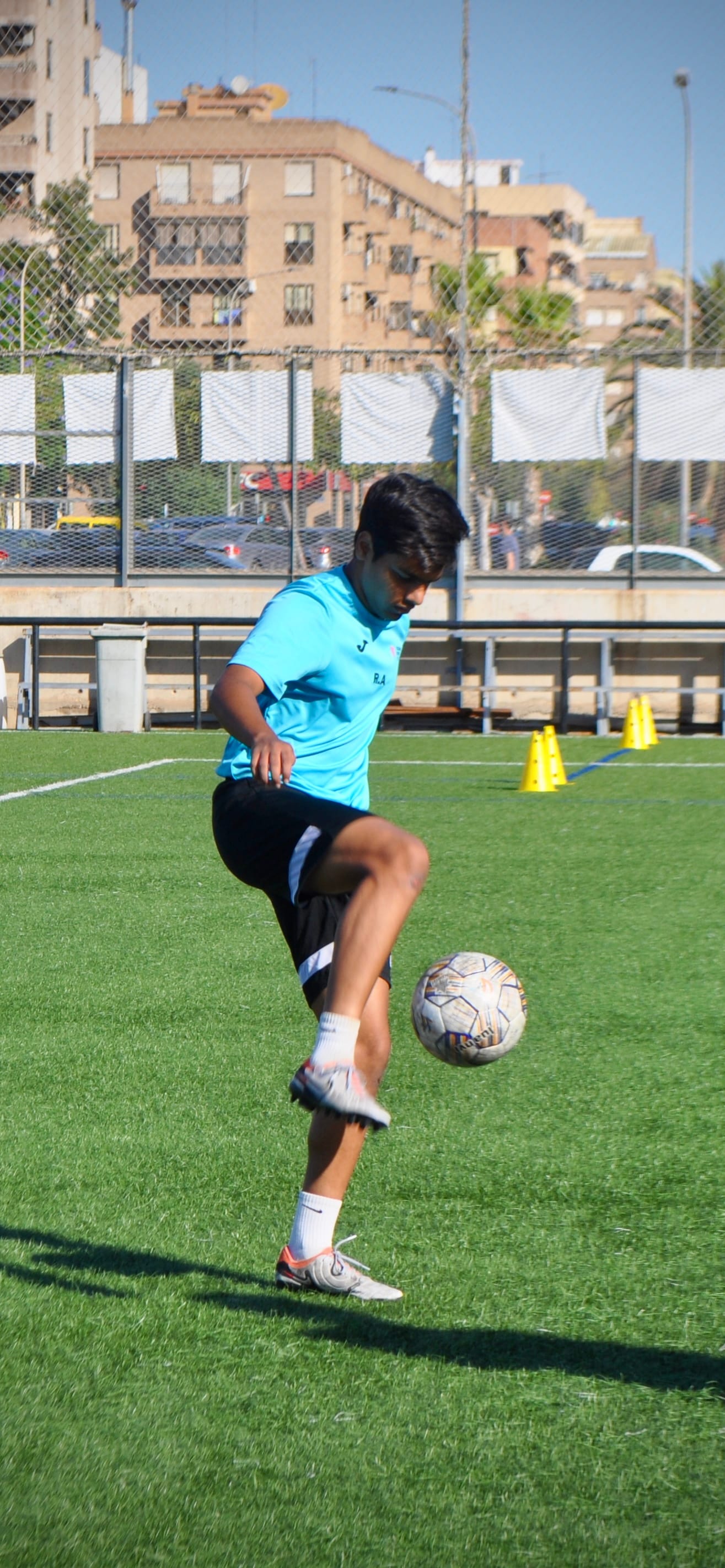 Rudraksh, founder of Ascent Sports, training in Spain